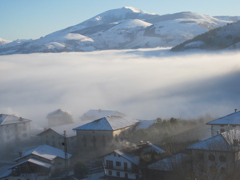 Niebla en el Mirador del Baztan - Que ver en Navarra