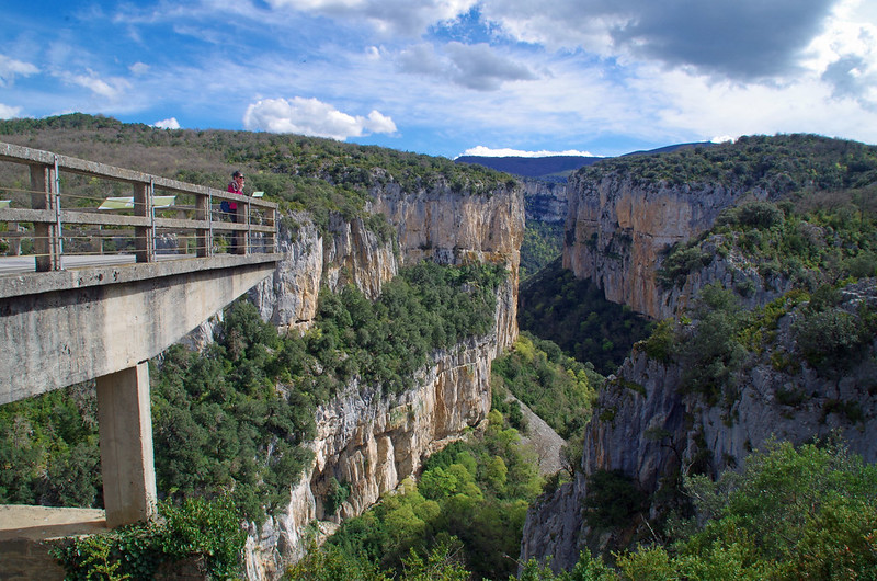 Mirador en Foz de Arbayún - Que ver en Navarra